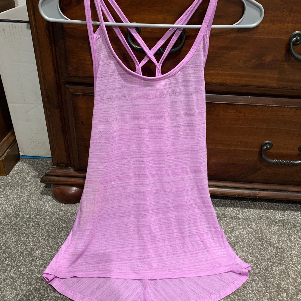 Light purple workout tank